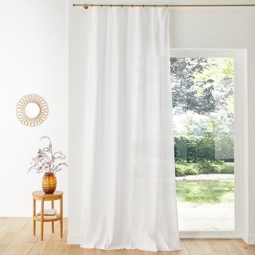 Lincot Linen & Cotton Knot & Eyelet Finish Curtain - LA REDOUTE INTERIEURS - Modalova