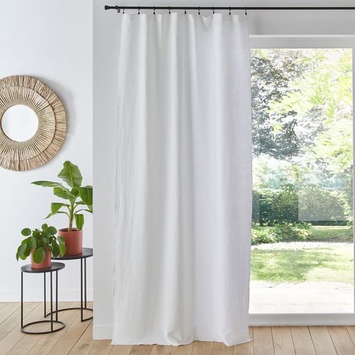 Onega 100% Washed Linen Single Voile Panel - LA REDOUTE INTERIEURS - Modalova