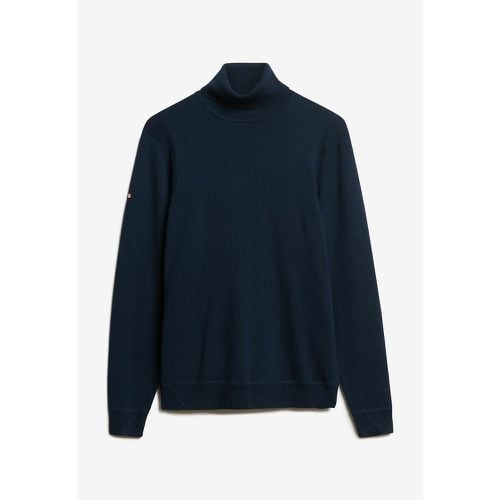 Merino Wool Mix Jumper with Turtleneck - Superdry - Modalova