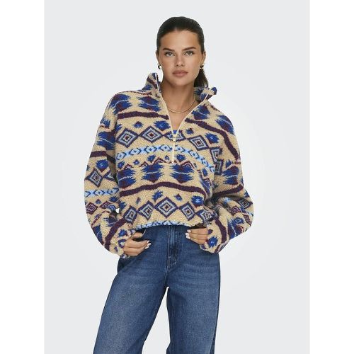 Printed Half Zip Sweatshirt - Only - Modalova