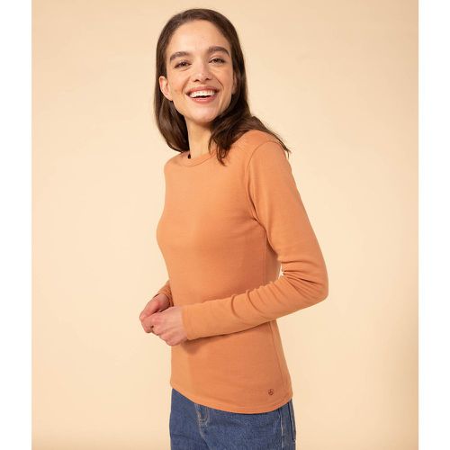 Iconic Cotton T-Shirt with Long Sleeves - PETIT BATEAU - Modalova