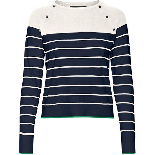 Narrow Stripe Jumper with Crew Neck in Cotton Mix - Vero Moda - Modalova