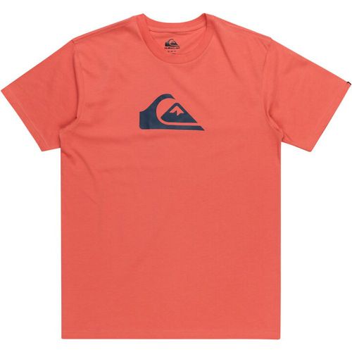 Logo Print T-Shirt with Crew Neck and Short Sleeves - Quiksilver - Modalova