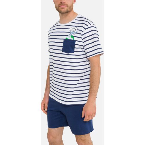 Striped Cotton Short Pyjamas - SCHTROUMPFS - Modalova