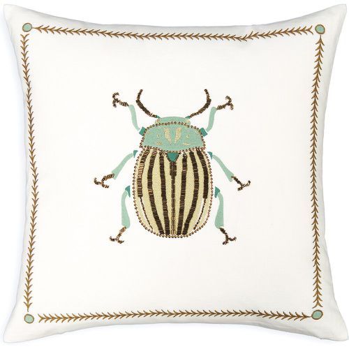 Scarabee Beetle 100% Cotton 45 x 45cm Cushion Cover - LA REDOUTE INTERIEURS - Modalova