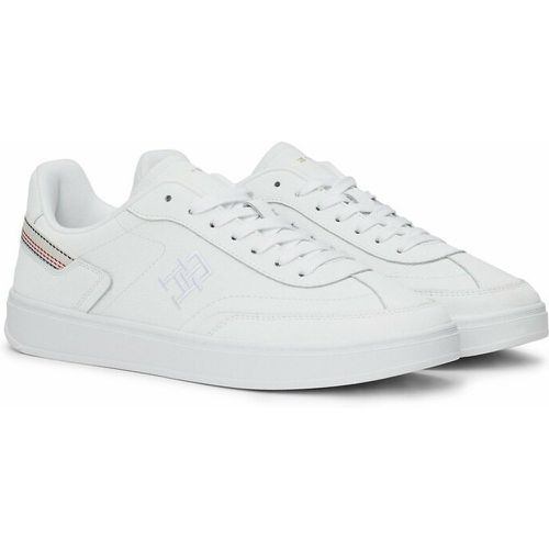 Heritage Court Stripes Trainers in Leather - Tommy Hilfiger - Modalova