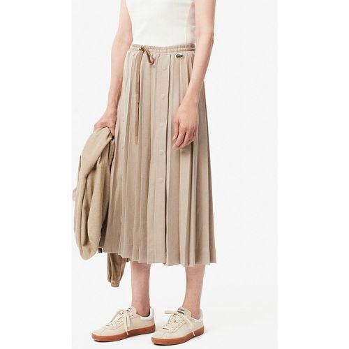 Pleated Midi Skirt - Lacoste - Modalova