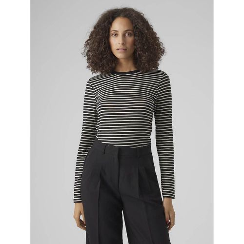 Breton Striped T-Shirt with Long Sleeves - Vero Moda - Modalova