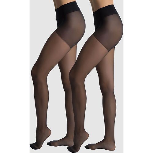 Pack of 2 Diam’s 22 Denier Voile Shaping Tights - Dim - Modalova