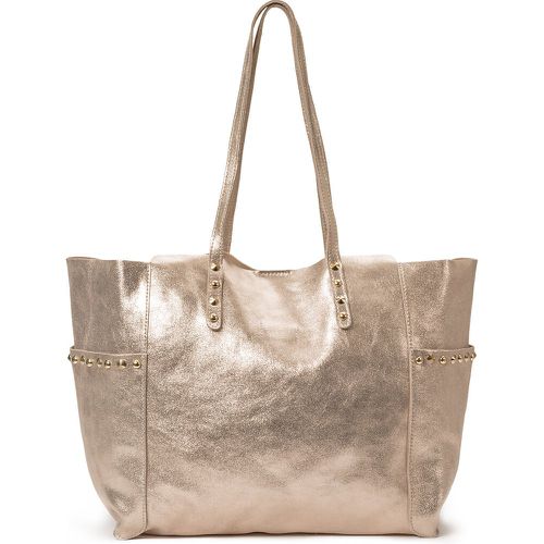 Metallic Tote Bag in Soft Leather - LA REDOUTE COLLECTIONS - Modalova