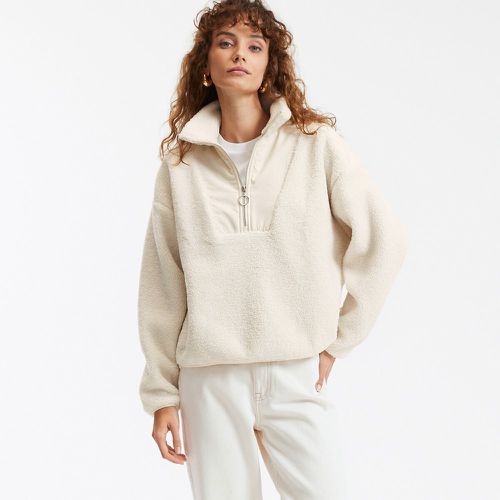 Sherpa Half Zip Sweatshirt - LA REDOUTE COLLECTIONS - Modalova