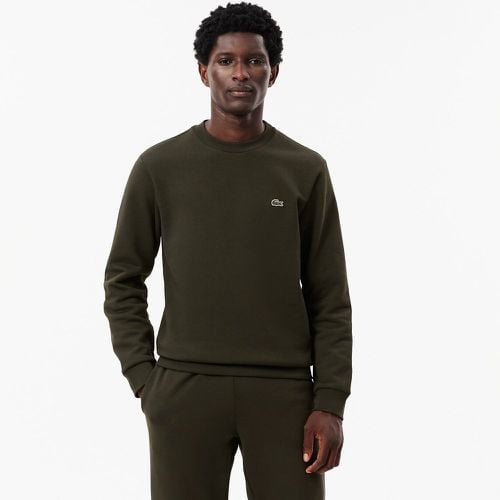 Cotton Blend Sweatshirt with Crew Neck - Lacoste - Modalova