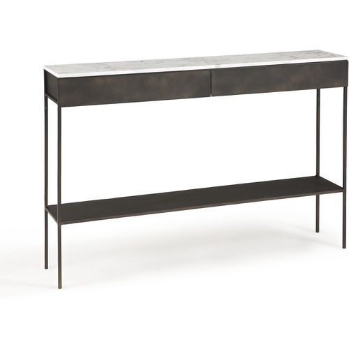 Fébée White Marble & Metal Console Table - AM.PM - Modalova