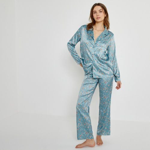 Floral Satin Grandad Pyjamas - LA REDOUTE COLLECTIONS - Modalova