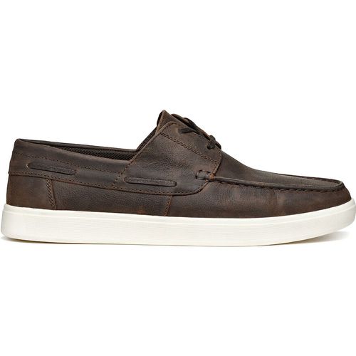 Avola Leather Boat Shoes - Geox - Modalova