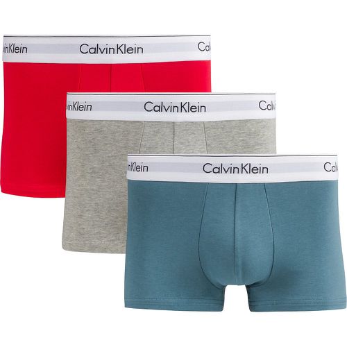 Pack of 3 Hipsters in Plain Cotton - Calvin Klein Underwear - Modalova