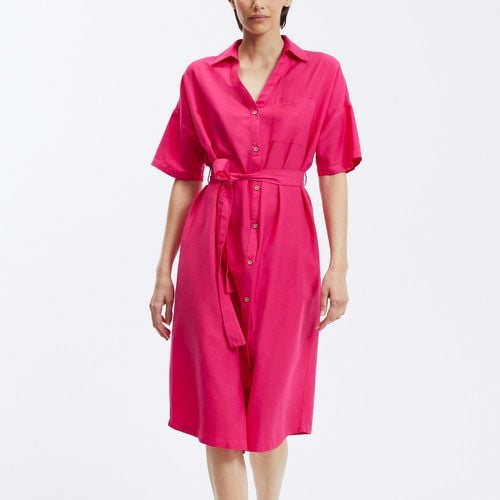 Midi Shirt Dress with Tie-Waist - Vero Moda - Modalova