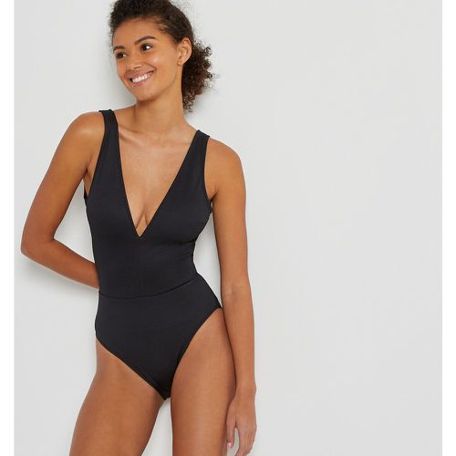 Pique Padded Halterneck Swimsuit - LA REDOUTE COLLECTIONS - Modalova