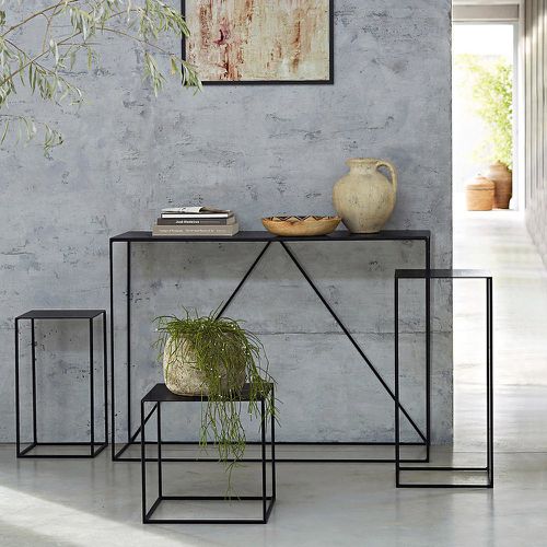 Romy Set of 2 Lacquered Metal Nesting Side Tables - AM.PM - Modalova