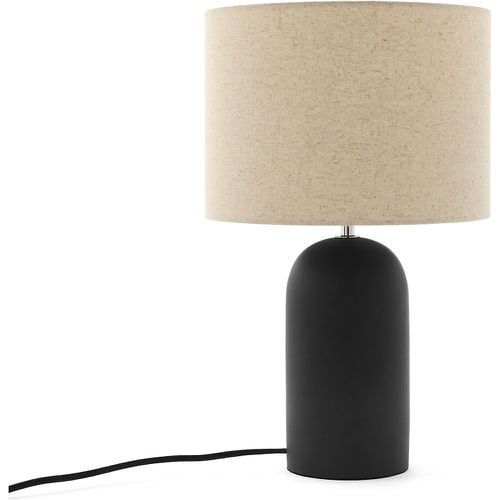 Emna Concrete and Linen Table Lamp - LA REDOUTE INTERIEURS - Modalova