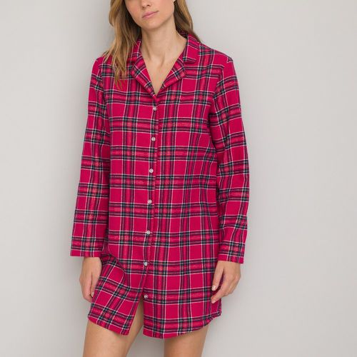 Checked Cotton Nightshirt - LA REDOUTE COLLECTIONS - Modalova