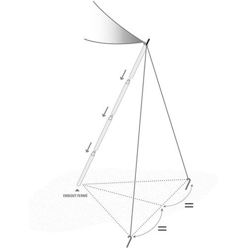 Nomadic Sail Shade Fixing Pole - LA REDOUTE INTERIEURS - Modalova