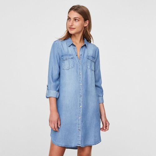 Denim Shirt Dress - Vero Moda - Modalova