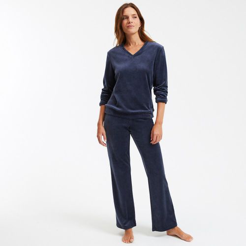 Cotton Mix Velour Pyjamas - LA REDOUTE COLLECTIONS - Modalova