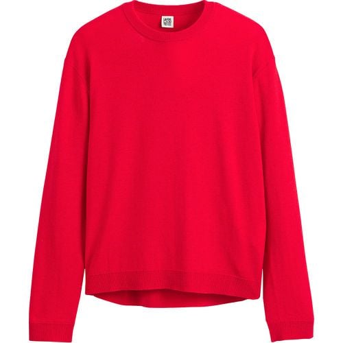 Recycled Fine Wool Jumper with Crew Neck - LA REDOUTE COLLECTIONS - Modalova