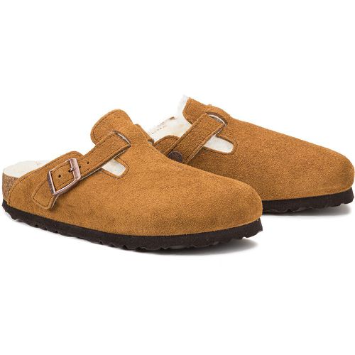 Boston VL/Fell Clogs in Suede with Faux Fur Lining - Birkenstock - Modalova