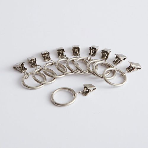 Onega Set of 10 Ring Clips for Ready to Hang Panels, Diameter 2.5cm - LA REDOUTE INTERIEURS - Modalova