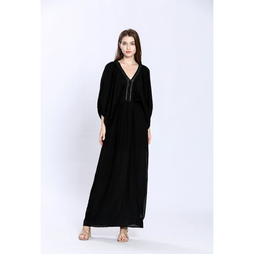 Balloon Sleeve Maxi Dress - SEE U SOON - Modalova