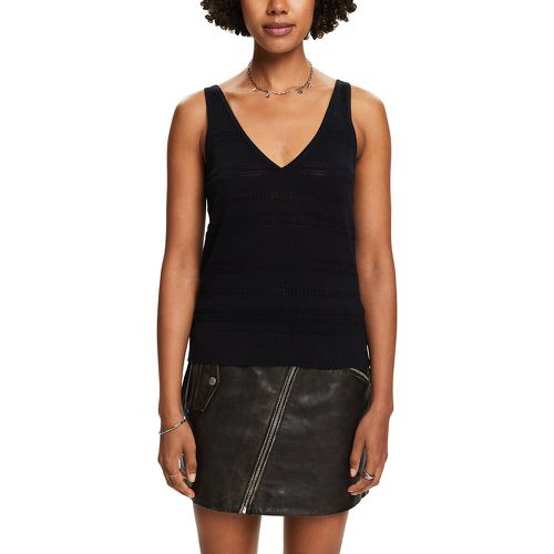 Cotton V-Neck Vest Top - Esprit - Modalova