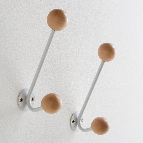 Set of 2 Agama Wall Double Coat Hooks - LA REDOUTE INTERIEURS - Modalova