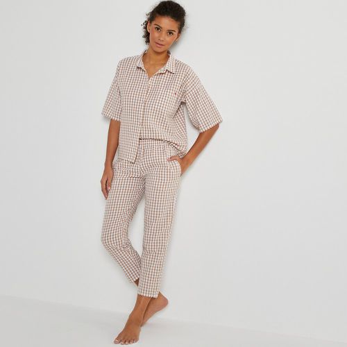 Gingham Print Cotton Pyjamas - LA REDOUTE COLLECTIONS - Modalova