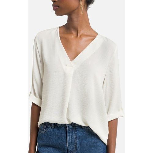 V-Neck Blouse with 3/4 Length Sleeves - JDY - Modalova