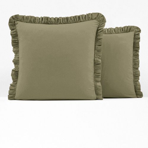 Ruffle 100% Washed Cotton Pillowcase - LA REDOUTE INTERIEURS - Modalova