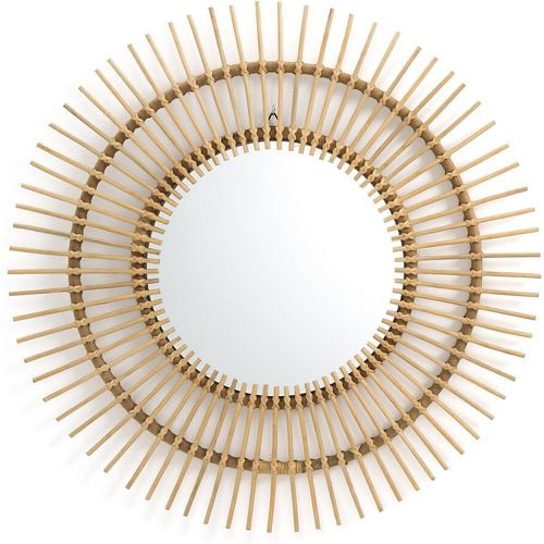 Nogu Cane Sunburst Mirror, 90cm Diameter - LA REDOUTE INTERIEURS - Modalova