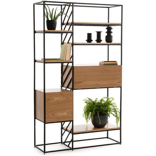 Vaulty Wired Metal and Veneer Shelf - LA REDOUTE INTERIEURS - Modalova