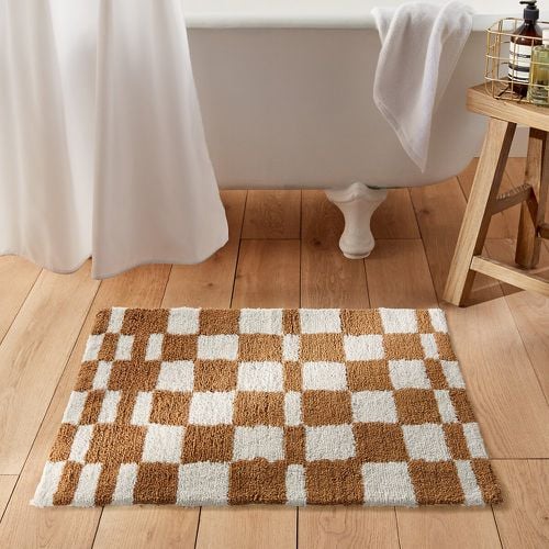 Marcus Checked 100% Cotton Bath Mat - LA REDOUTE INTERIEURS - Modalova