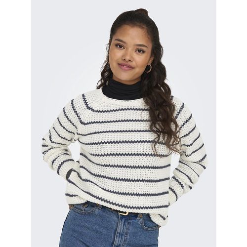 Striped Crew Neck Jumper - JDY - Modalova