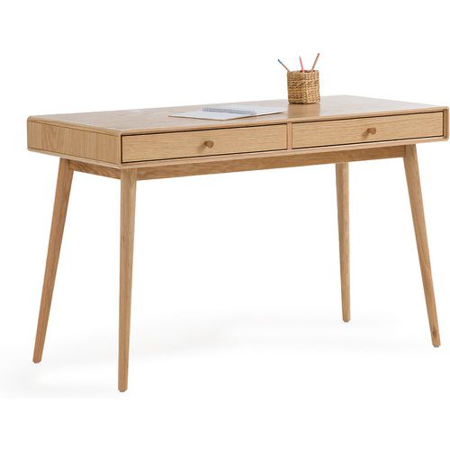 Miji Oak Veneer 2-Drawer Desk - LA REDOUTE INTERIEURS - Modalova