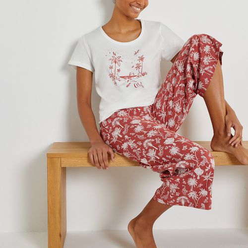 Cropped Short Sleeve Pyjamas - LA REDOUTE COLLECTIONS - Modalova