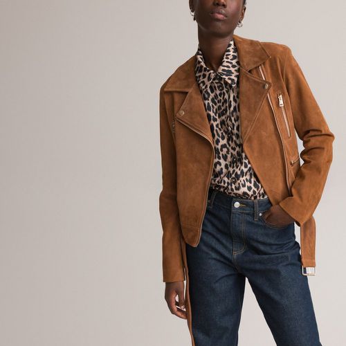 Suede Biker Jacket - LA REDOUTE COLLECTIONS - Modalova