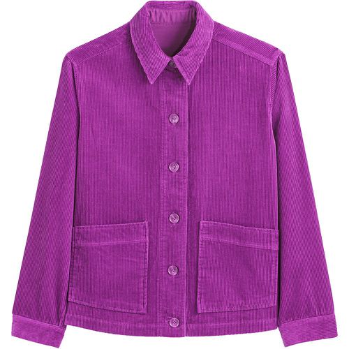 Signatures Leony Buttoned Shacket in Cotton Corduroy - LA REDOUTE COLLECTIONS - Modalova