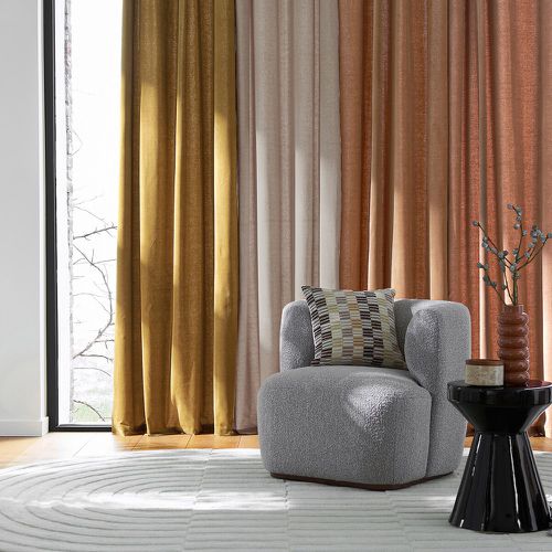 Velvet Eyelet Curtain - LA REDOUTE INTERIEURS - Modalova