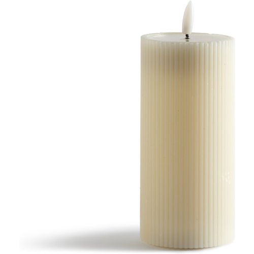 Caspar 18cm High Ribbed Wax LED Candle - LA REDOUTE INTERIEURS - Modalova