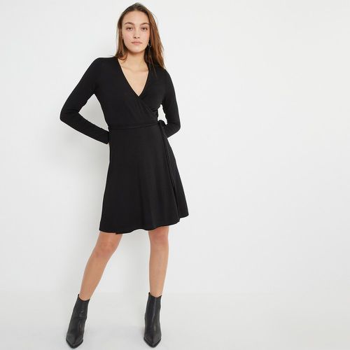 Jersey Mini Wrapover Dress - LA REDOUTE COLLECTIONS - Modalova