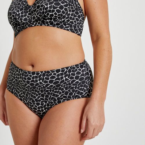 Animal Print Bikini Bottoms with High Waist - LA REDOUTE COLLECTIONS PLUS - Modalova