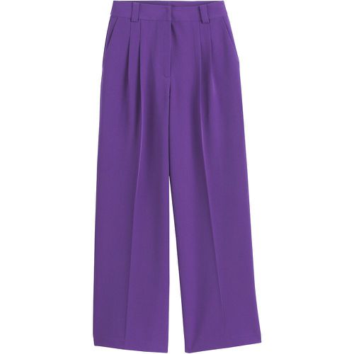 Recycled Pleat Front Trousers with Wide Leg, Length 30.5" - LA REDOUTE COLLECTIONS - Modalova